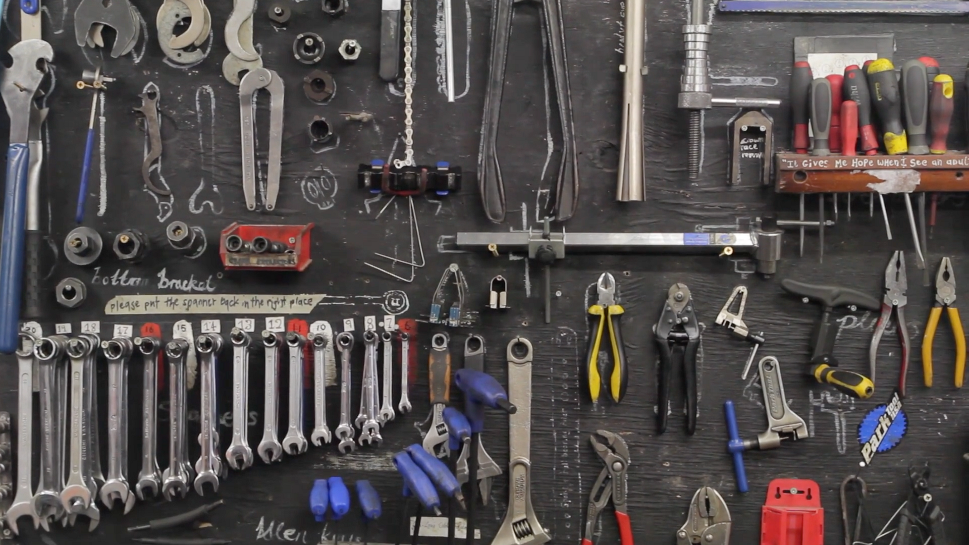 Cranks DIY Bike Repair Shop Still.