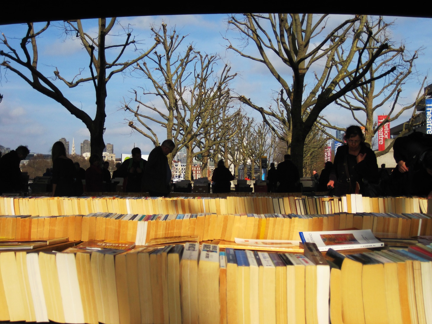 South Bank Bookmarket.