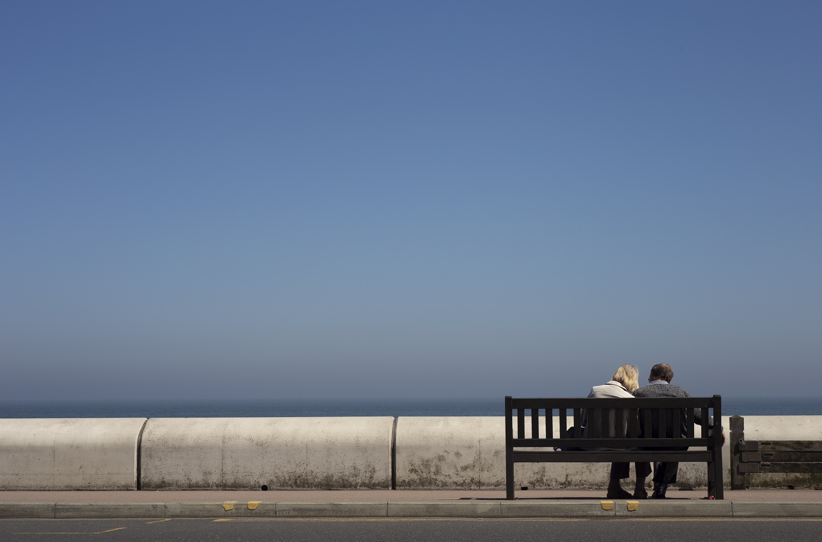 Couple on Bench at Deal.
