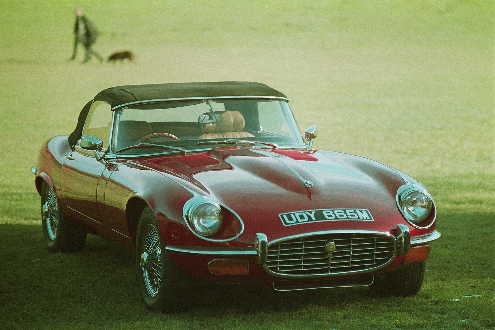 Jaguar E Type in Red